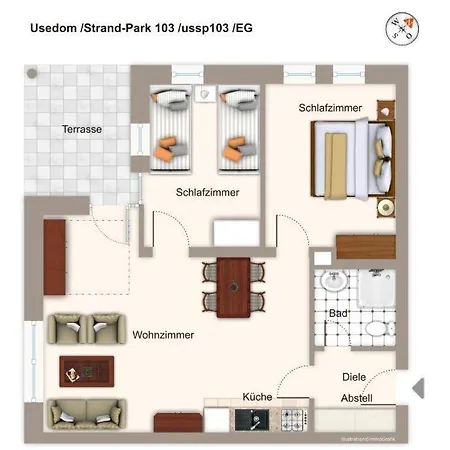 Apartment Strand-park Strand-park 103